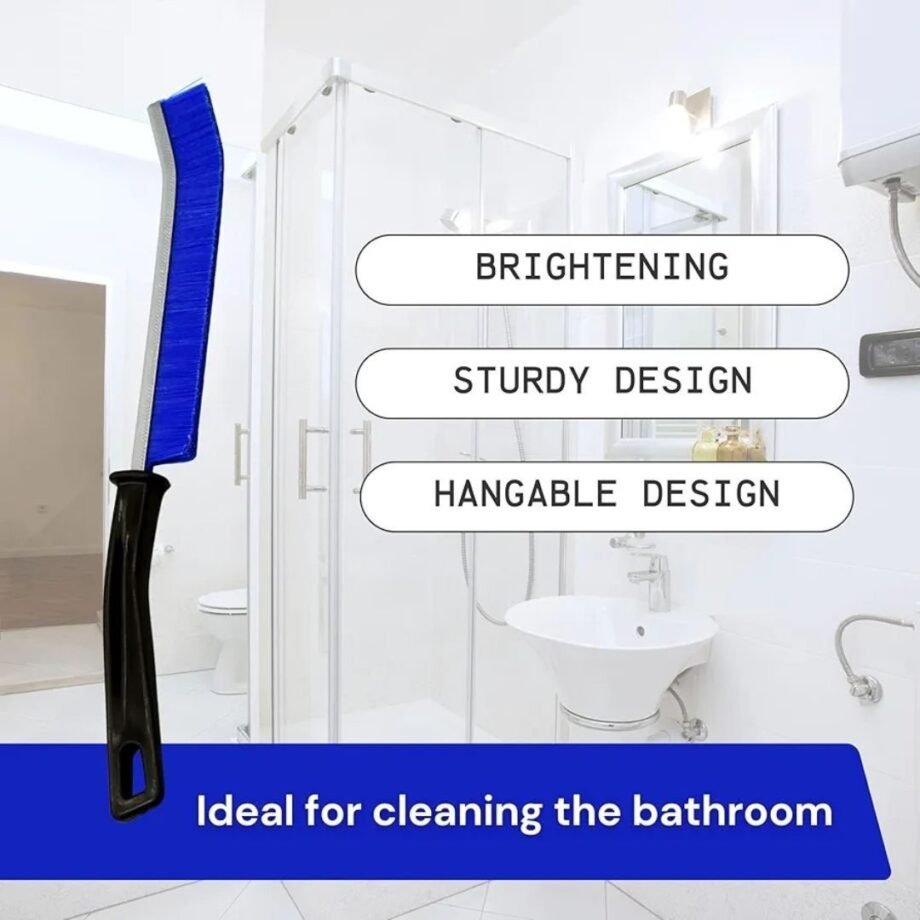 Crevice Cleaning Brush Hard Bristle Crevice Brush Shower Cleaning Brush Bathroom Cleaning Brush Cleaning Supplies Grout Brush Magic Brush Window Groove Brushes (3PCS
