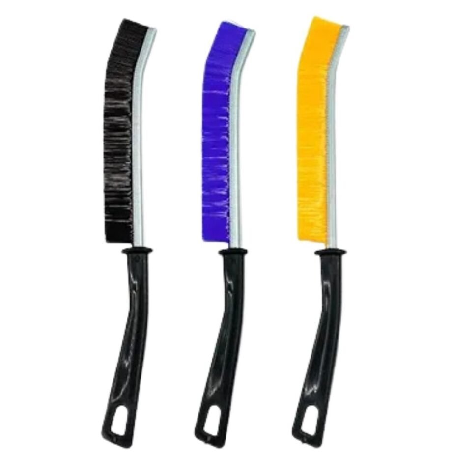 Crevice Cleaning Brush Hard Bristle Crevice Brush Shower Cleaning Brush Bathroom Cleaning Brush Cleaning Supplies Grout Brush Magic Brush Window Groove Brushes (3PCS