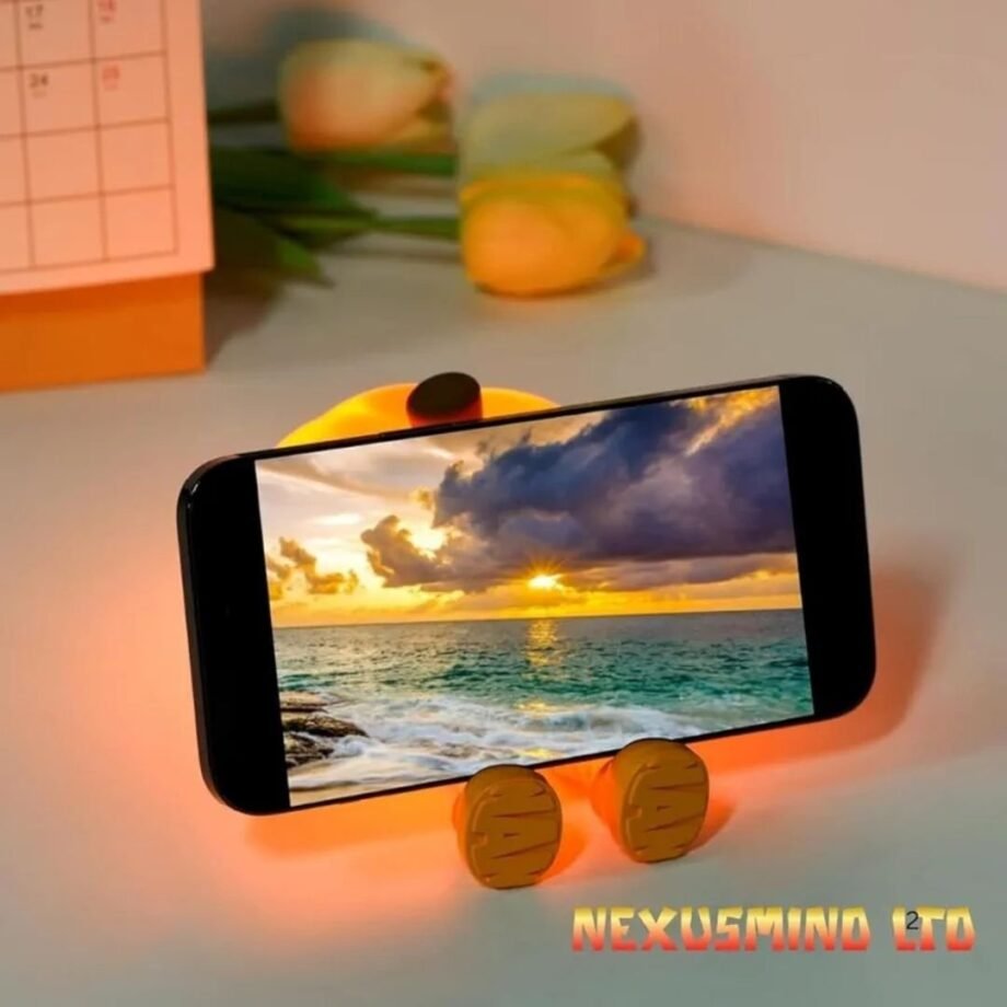 NexusMind Pumpkin Pal LED Night Light – Cute Silicone Lamp with Adjustable Brightness, Timer & Soft Glow for Kids & Adults