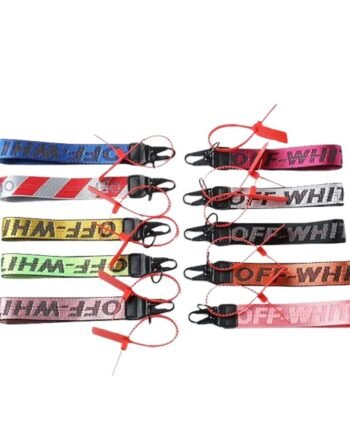 LUVEHANDICRAFT Classic Keychain, Lanyard Keychain, White Wristlet Keychain Lanyard for Keys Can Hang Key,Wallet,Jeans Decoration,Black